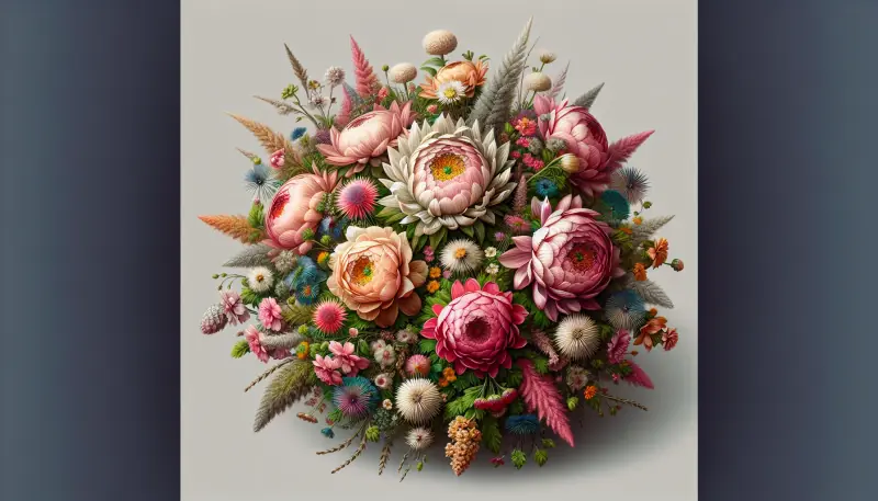 Verschiedene Blumensträuße in unterschiedlichen Preisklassen