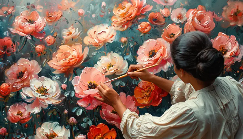 Anleitungen zum Blumen Malen für Anfänger und Fortgeschrittene